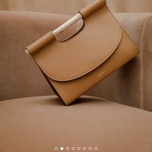 Bobbie’s Tan Leather Clutch